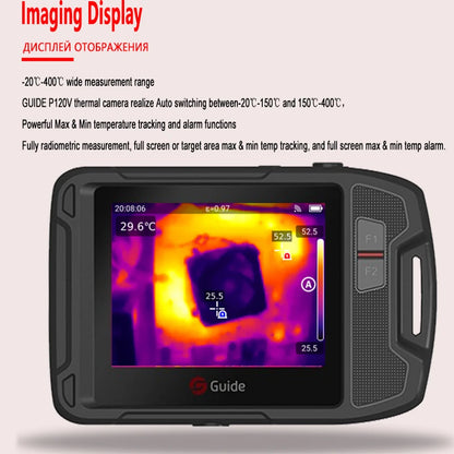 GUIDE Pocket-Sized IR Thermal Imaging Camera Touchscreen Thermography Camcorder WIFI APP Sharing Data Industrial Thermal Imagery