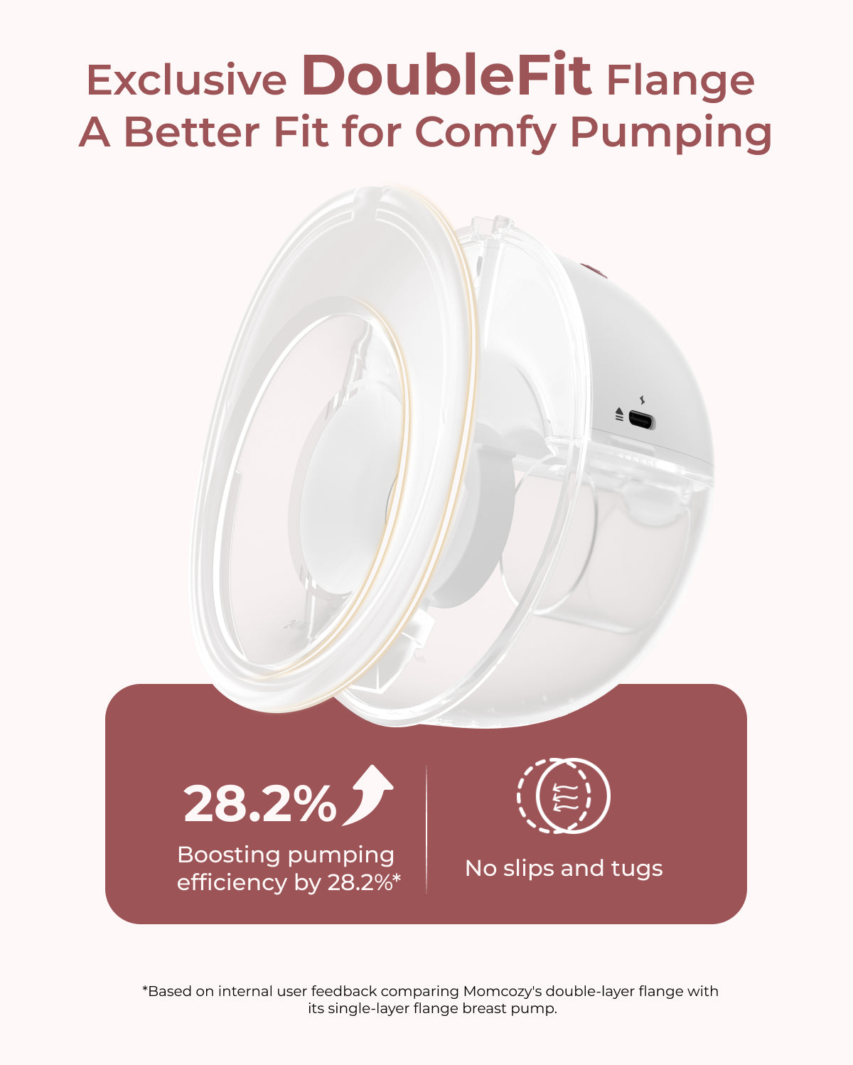 M5 Smart Wearable Breast Pump – Upgraded with App Control