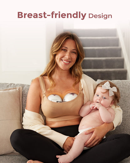 M5 Smart Wearable Breast Pump – Upgraded with App Control
