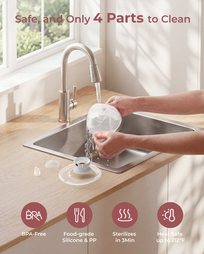 M5 Smart Wearable Breast Pump – Upgraded with App Control